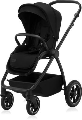 Lionelo Meril 3-in-1 Kombivogn, Black Onyx