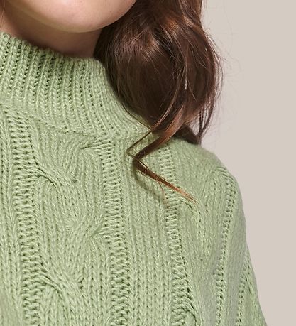 Grønt Vest - Strik - Brie - Light Green