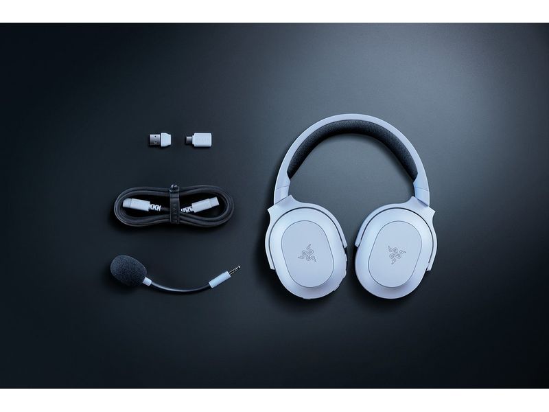 Razer Headset Barracuda X Chroma Weiss Kabellose Kopfhörer für Gaming