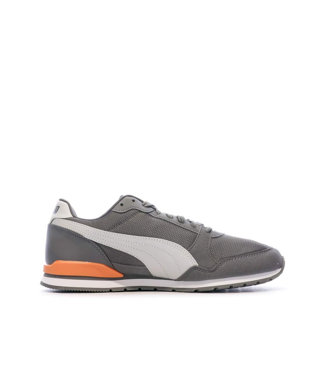 Baskets Grises Homme Puma V3 Mesh Castlerock