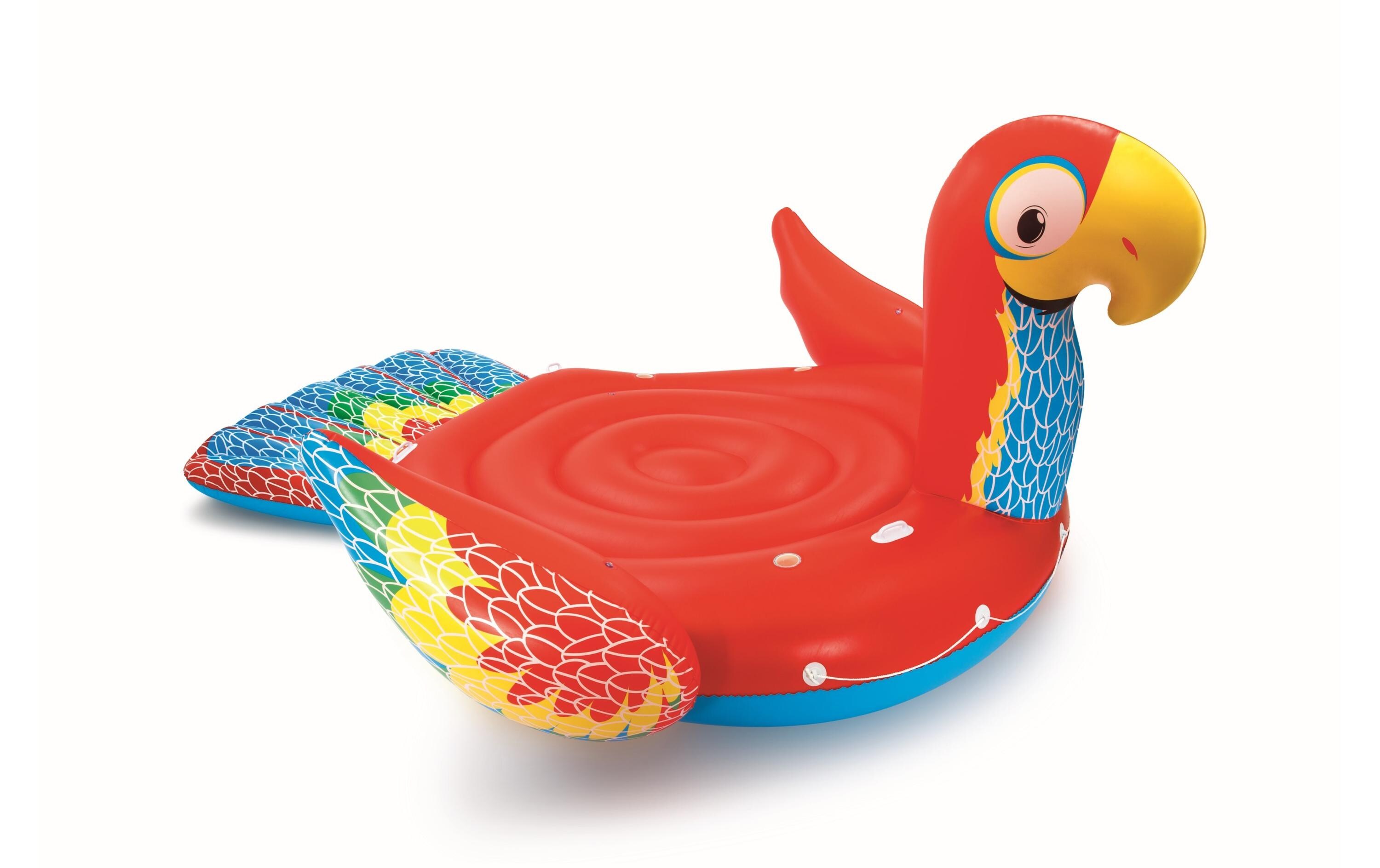 Schwimmtiere Giant Parrot 500 x 327 cm<br>Badeinsel für 6 Personen