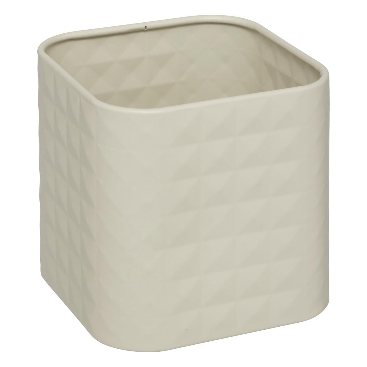 BOITE CARRE METAL BAMBOU SENSIA TAILLE S