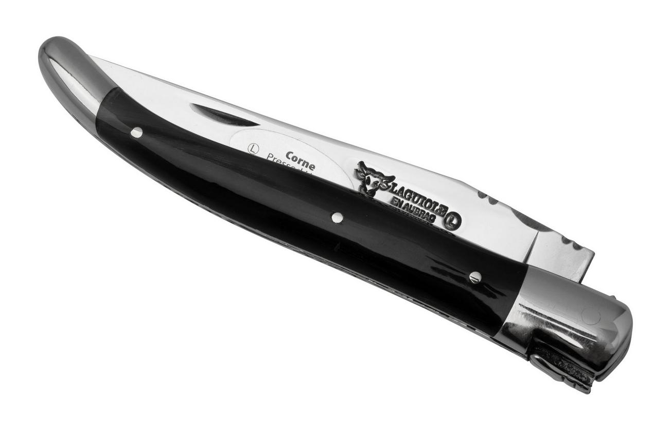 Laguiole en Aubrac zakmes 12 cm hoorn, L0212CPI-SSI1