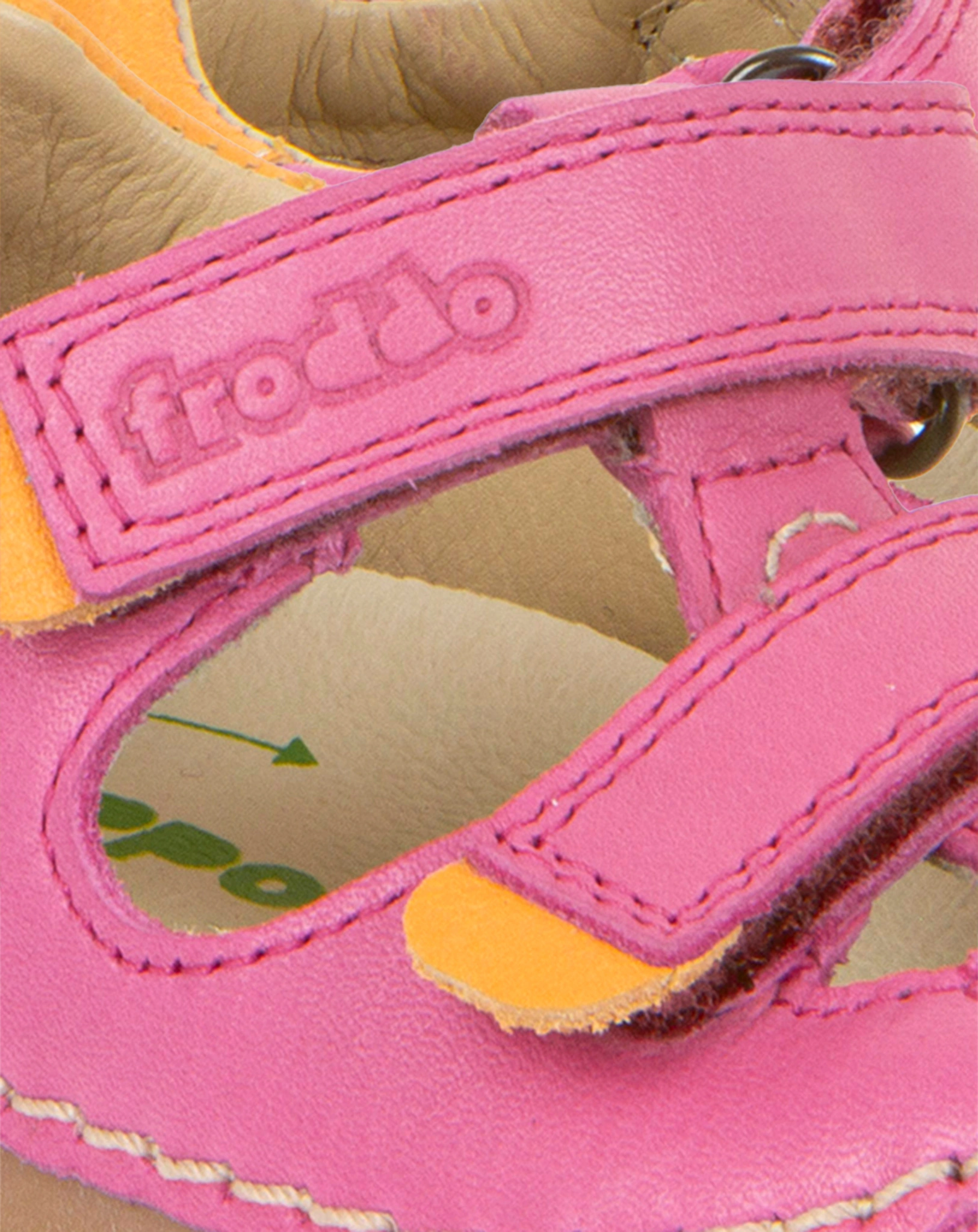 Klett-Lauflernsandalen PAIX DOUBLE in fuxia