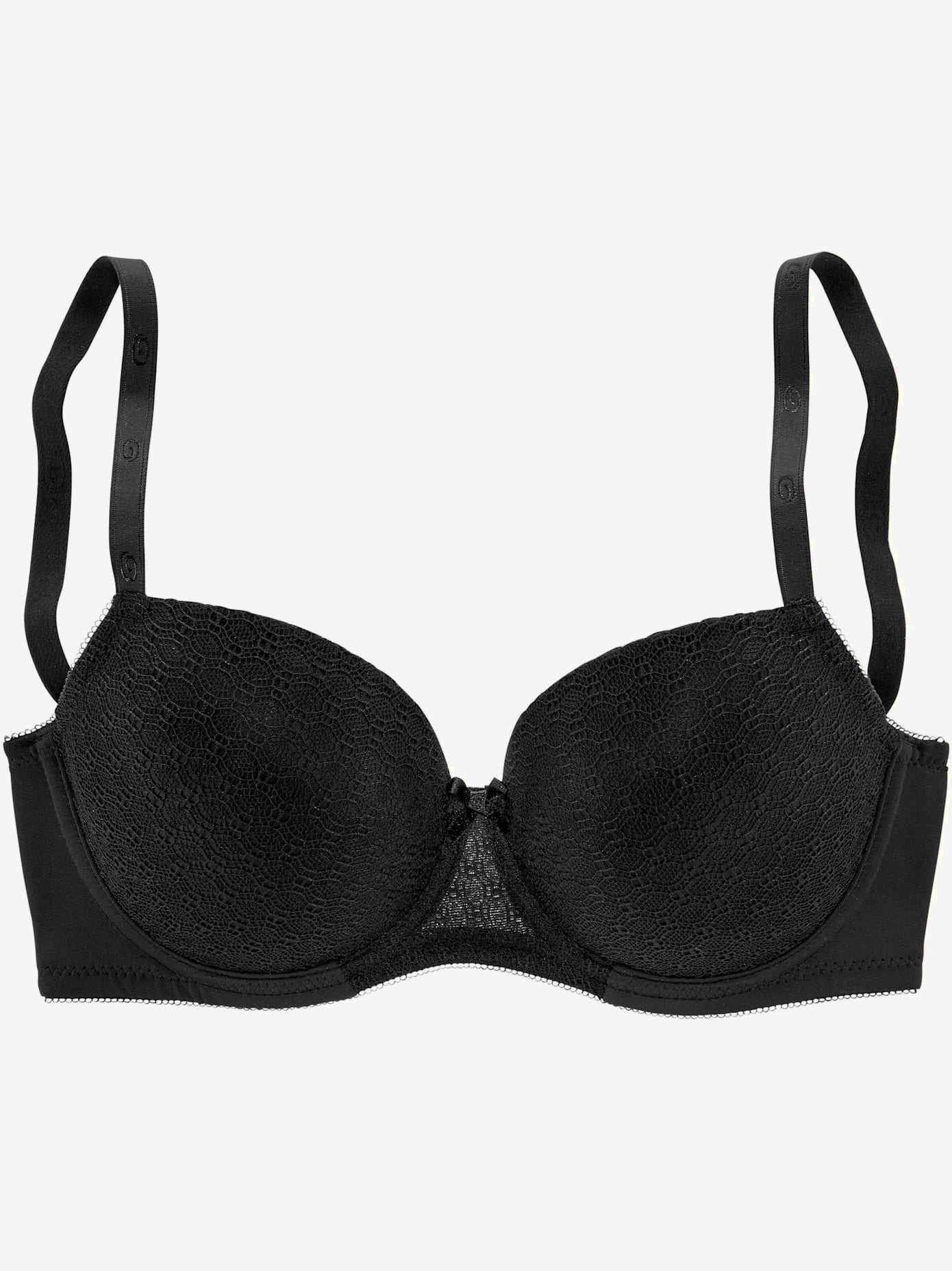 Soutien-gorge à coques avec dentelle graphique