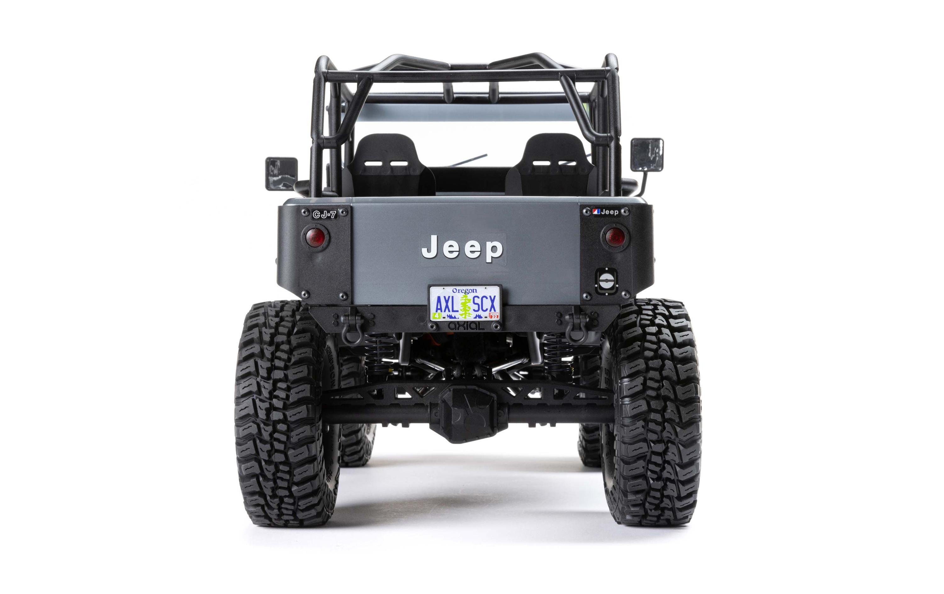 Scale Crawler SCX10 III Jeep CJ-7 Grau, ARTR, 1:10<br>Jeep CJ-7 Renegade Rock Crawler mit Spektrum Technik