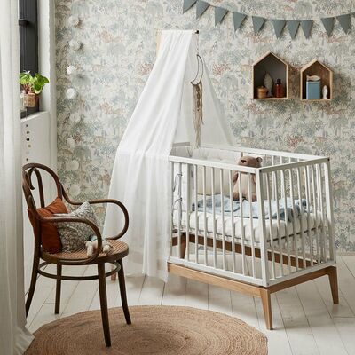 Leander Stretchlaken 2-pack 60x115, Snow