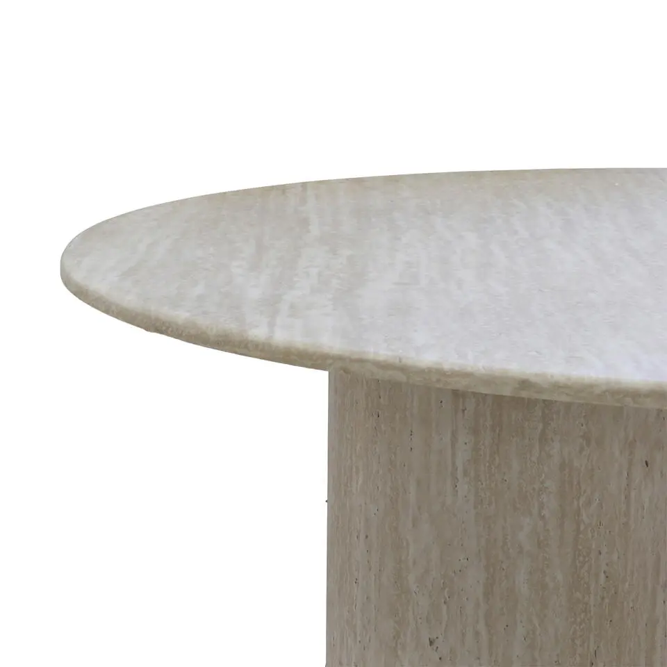 Eettafel Organisch - Marmer - 120x120x76cm - Firenze