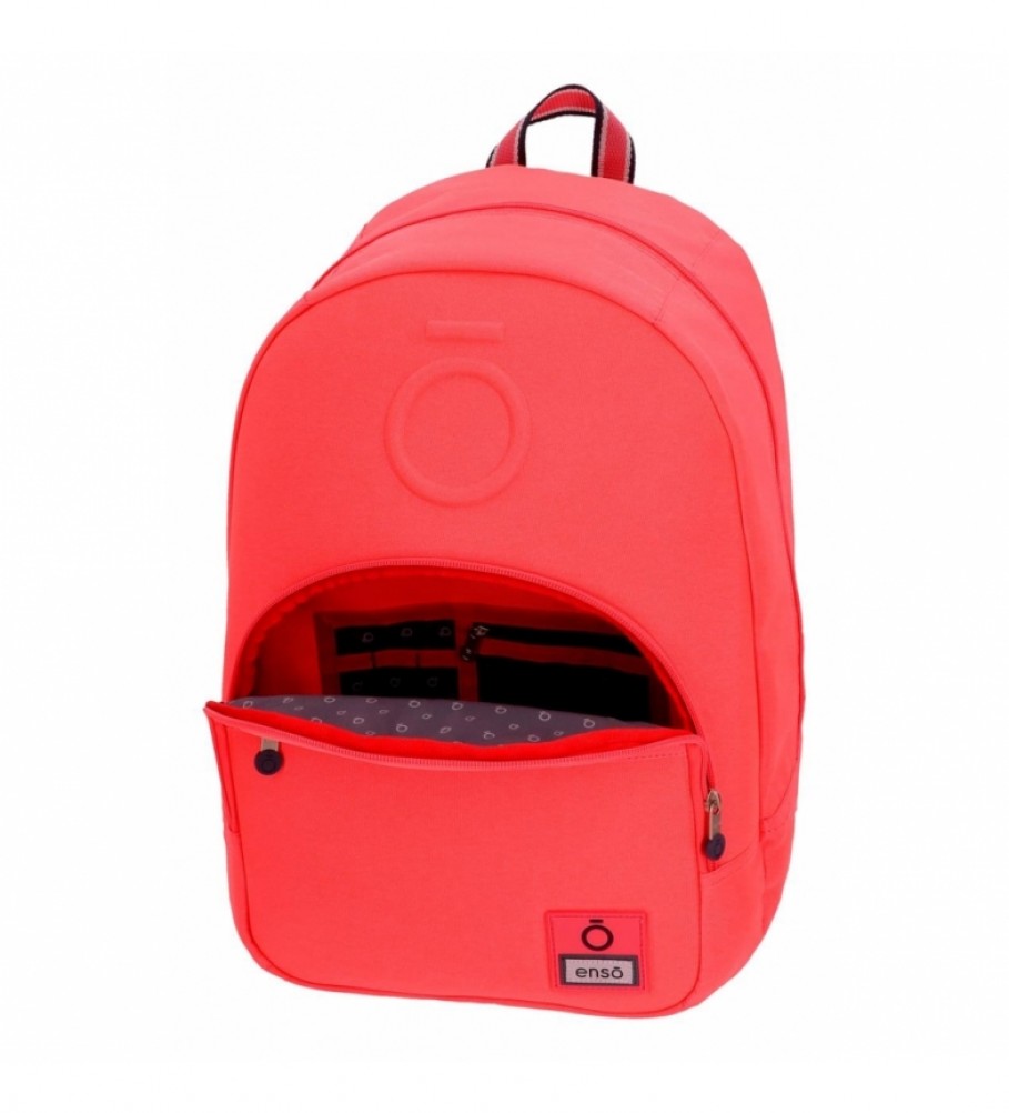 Enso Mochila con carro Basic -32x46x15cm- Rojo