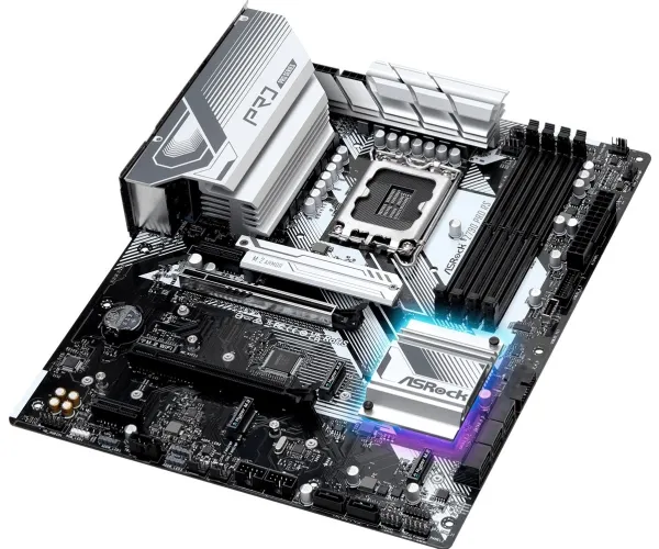 ASRock Z790 PRO RS - Bundkort - LGA1700 sokkel - Z790 chipset - onboard grafik (CPU påkrævet) - HD Audio (8-kanaler)