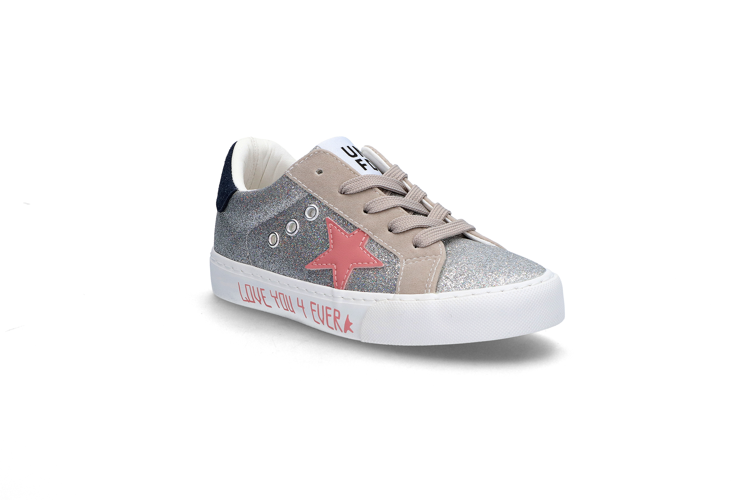 Trendy sneakers med glitter