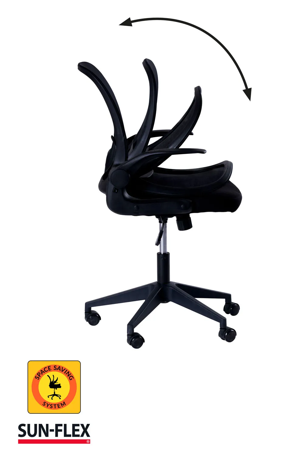 Kontorstol SUN-FLEX® Hideaway sort