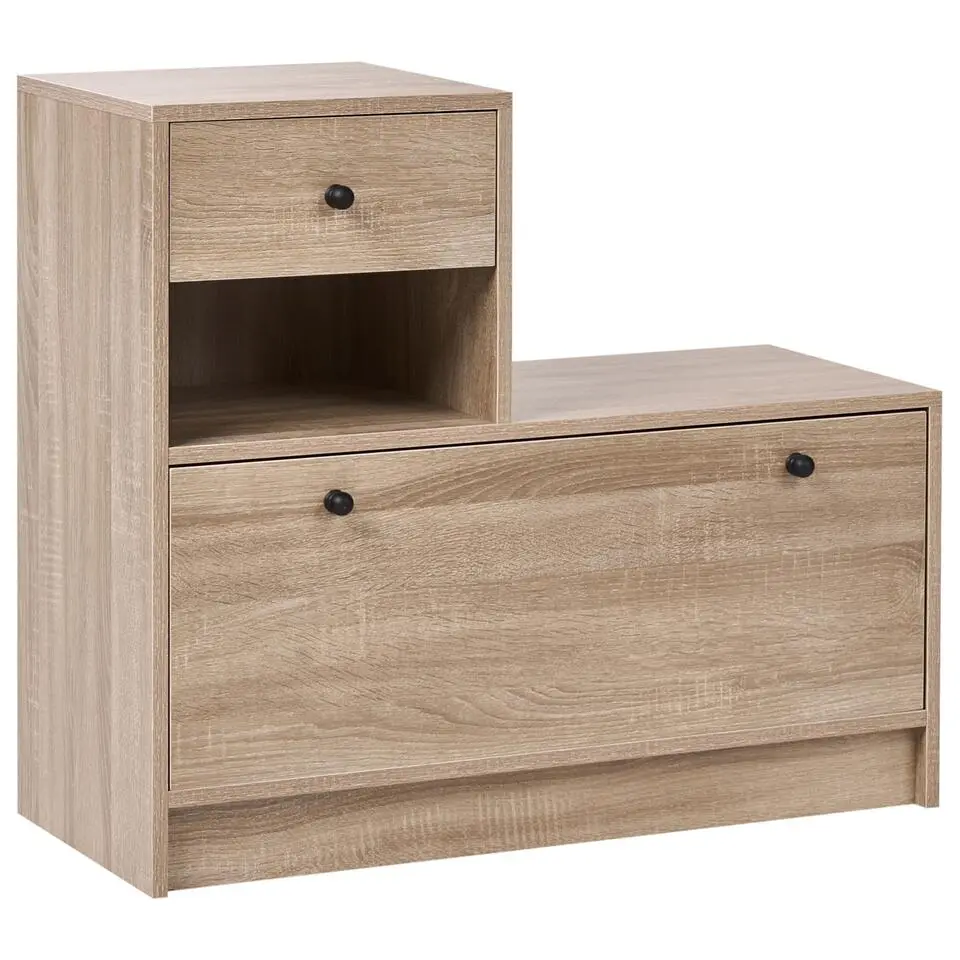 COOMA - Halmeubelset - Lichtbruin - Hout
