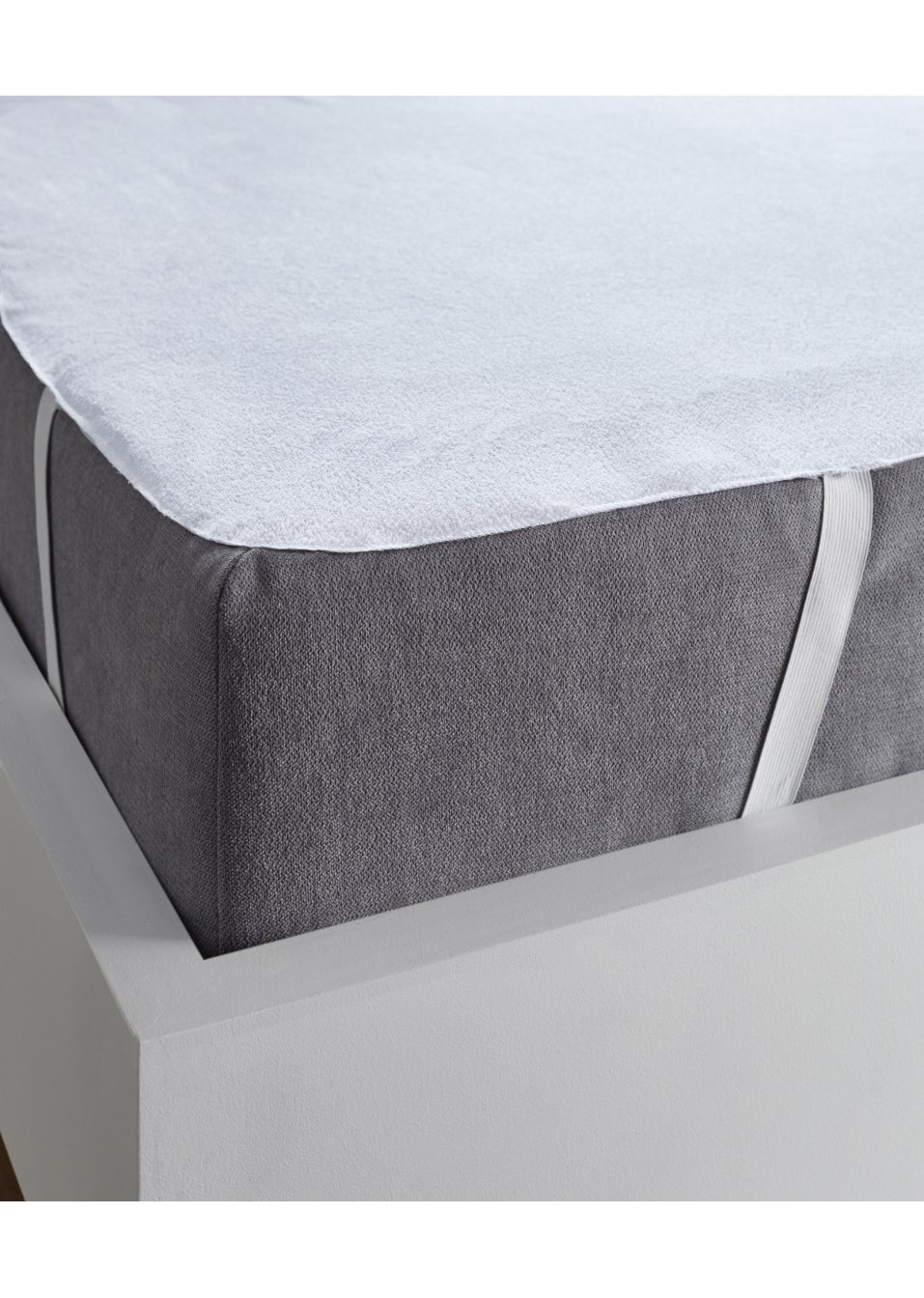 Protège-matelas en éponge avec élastiques de maintien
