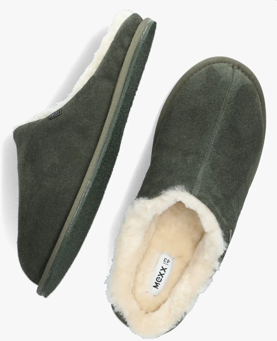 MEXX groene mexx pantoffels hero