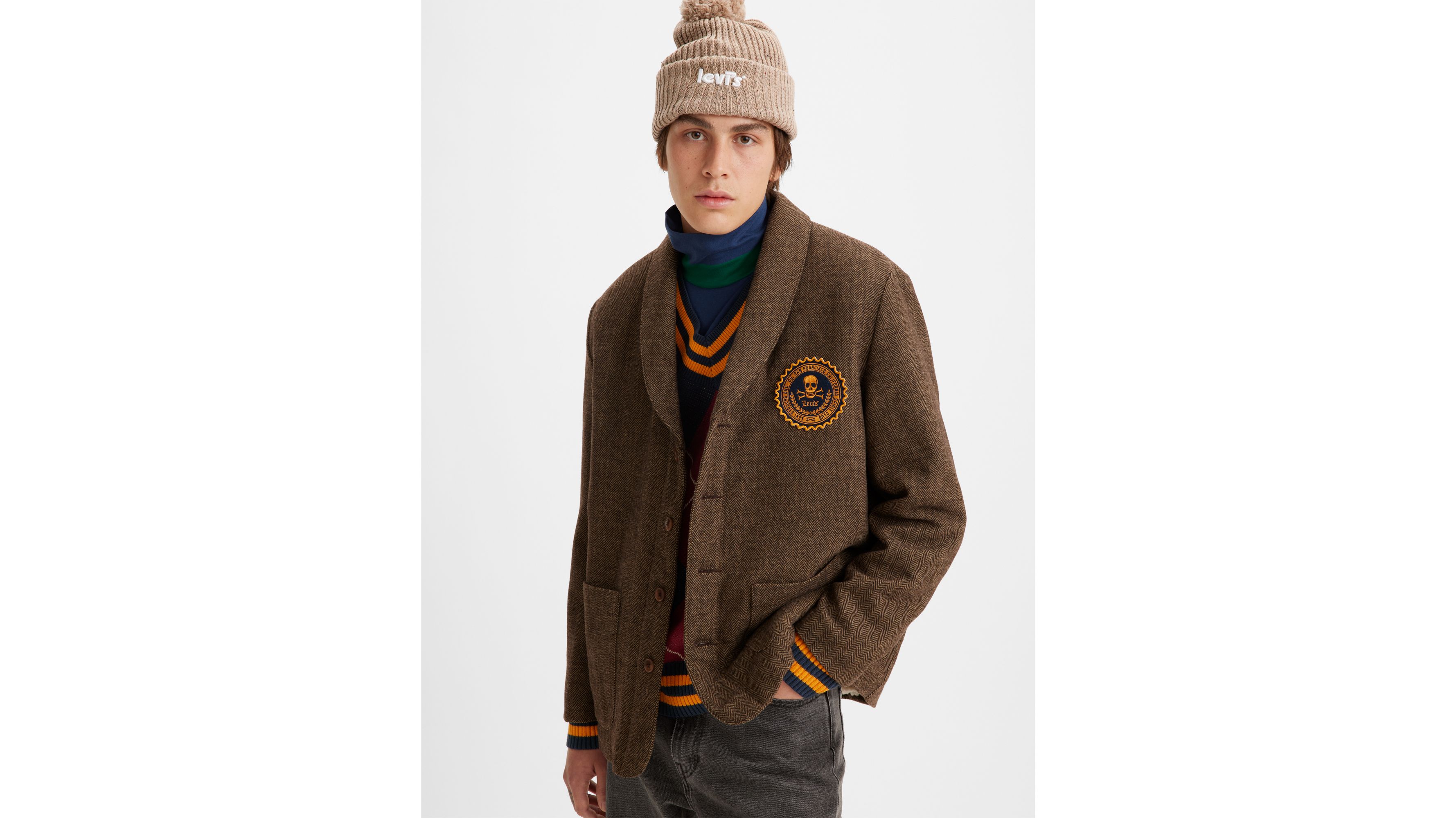 Veste Jasper Club - Wellwise Pattern - Marron