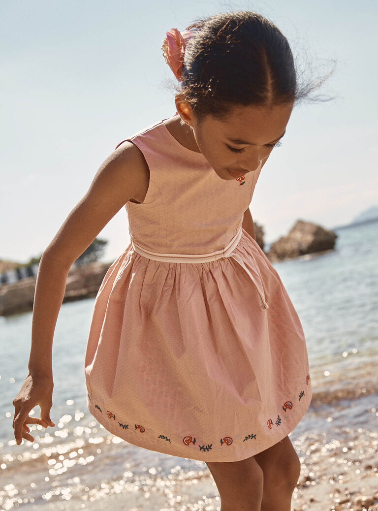 Robe réversible blush