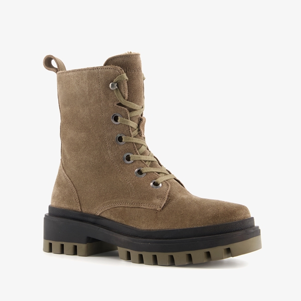 Hush Puppies leren dames veterboots