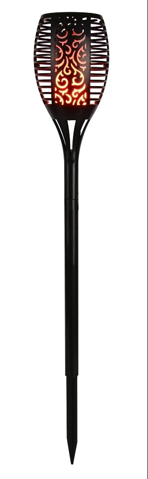 TORCHE 36 LED JAUNE SOLAIRE EFFET FLAMME H.76CM