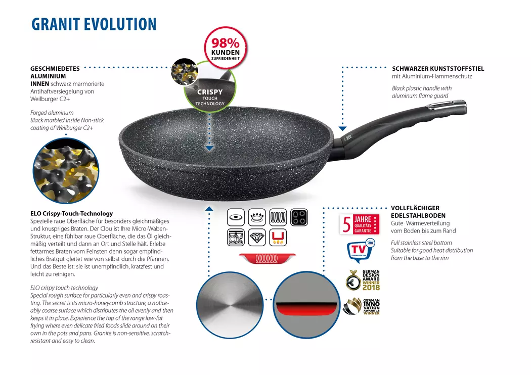 Bratpfanne Granit Evolution Ø 26 cm