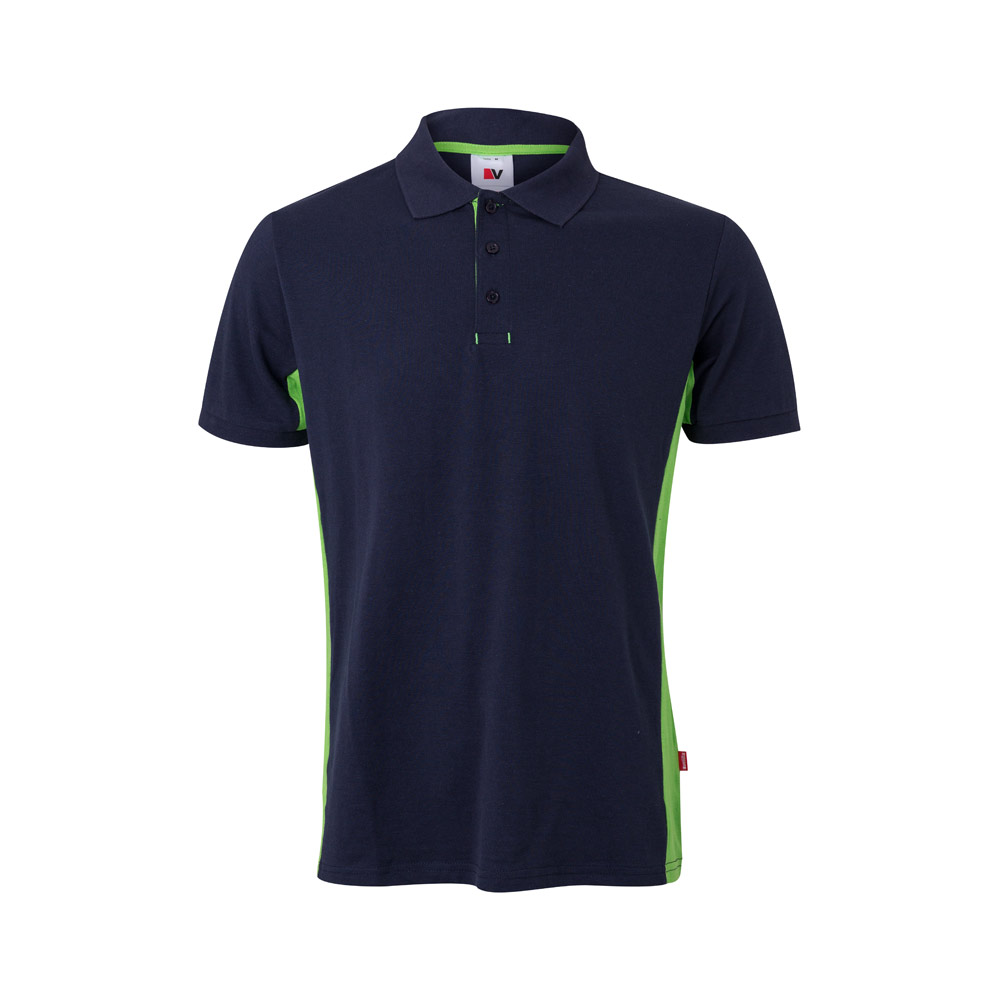 Velilla 36039 - Polo piqué bicolore (180g/m²), manches courtes, en coton (60%) et polyester (40%)