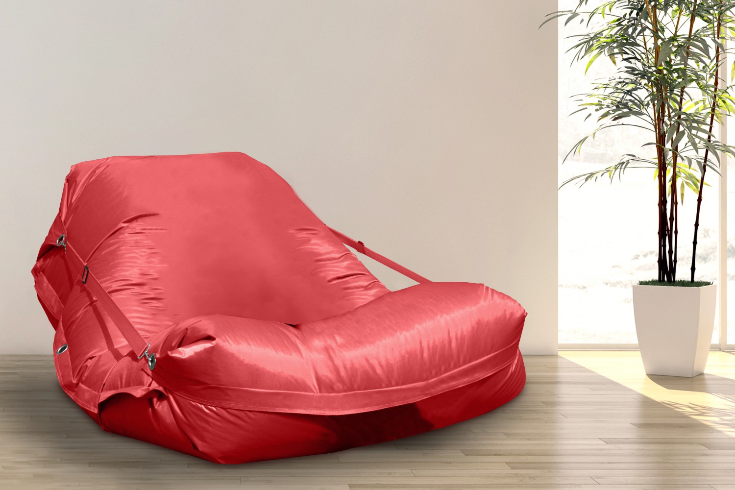 Sitzsack XXL rot inkl. Füllung