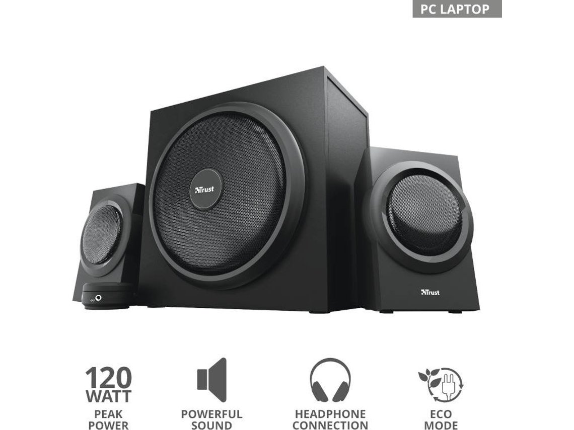 COLUNAS TRUST YURI SPEAKER SET 2.1