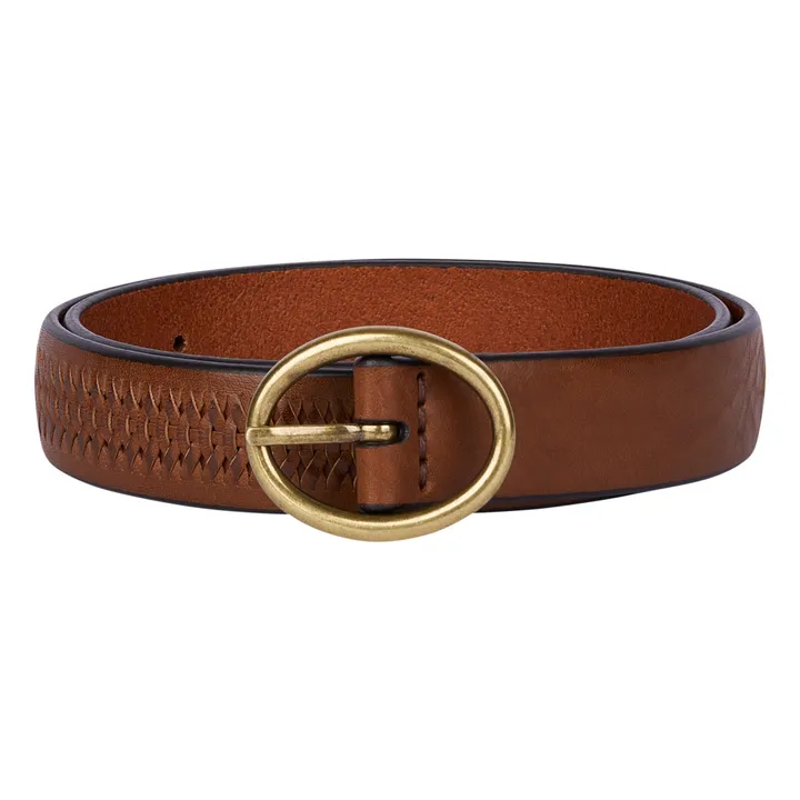 Anthology Paris Ceinture Tressée 83423 | Cognac