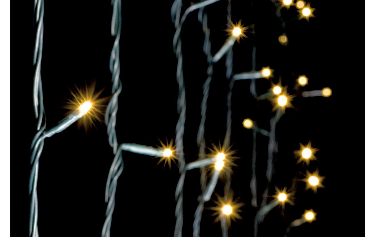 Lichtervorhang Starterkit-System Connect 2.1 x 3 m<br>Lichtervorhang mit 14 Strängen und 280 LEDs