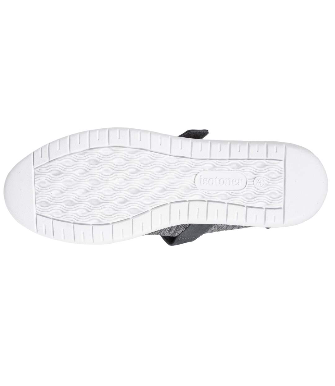 Isotoner Ballerines femme légère et confortable à scratch