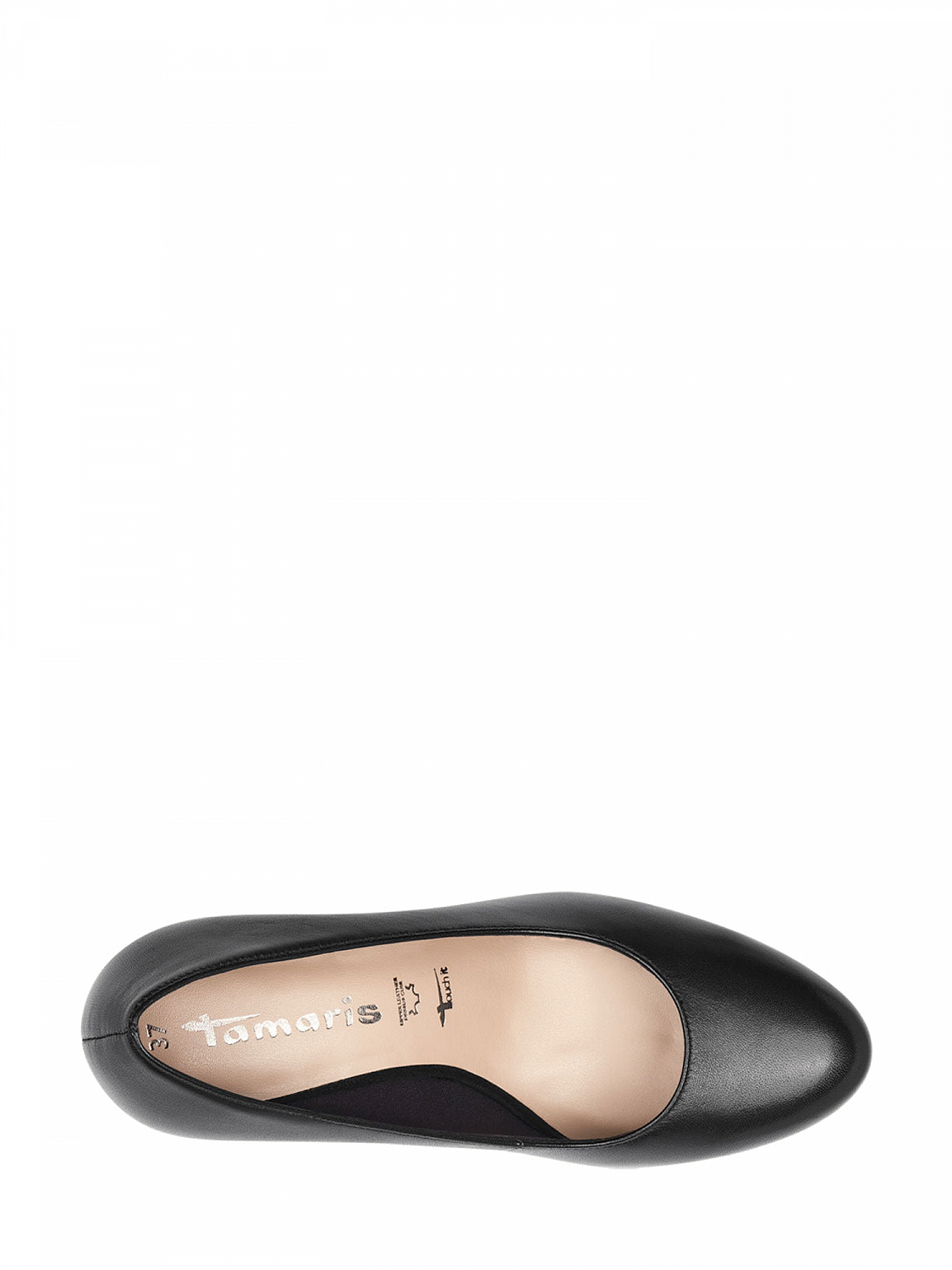 Tamaris Black Leather Pumps