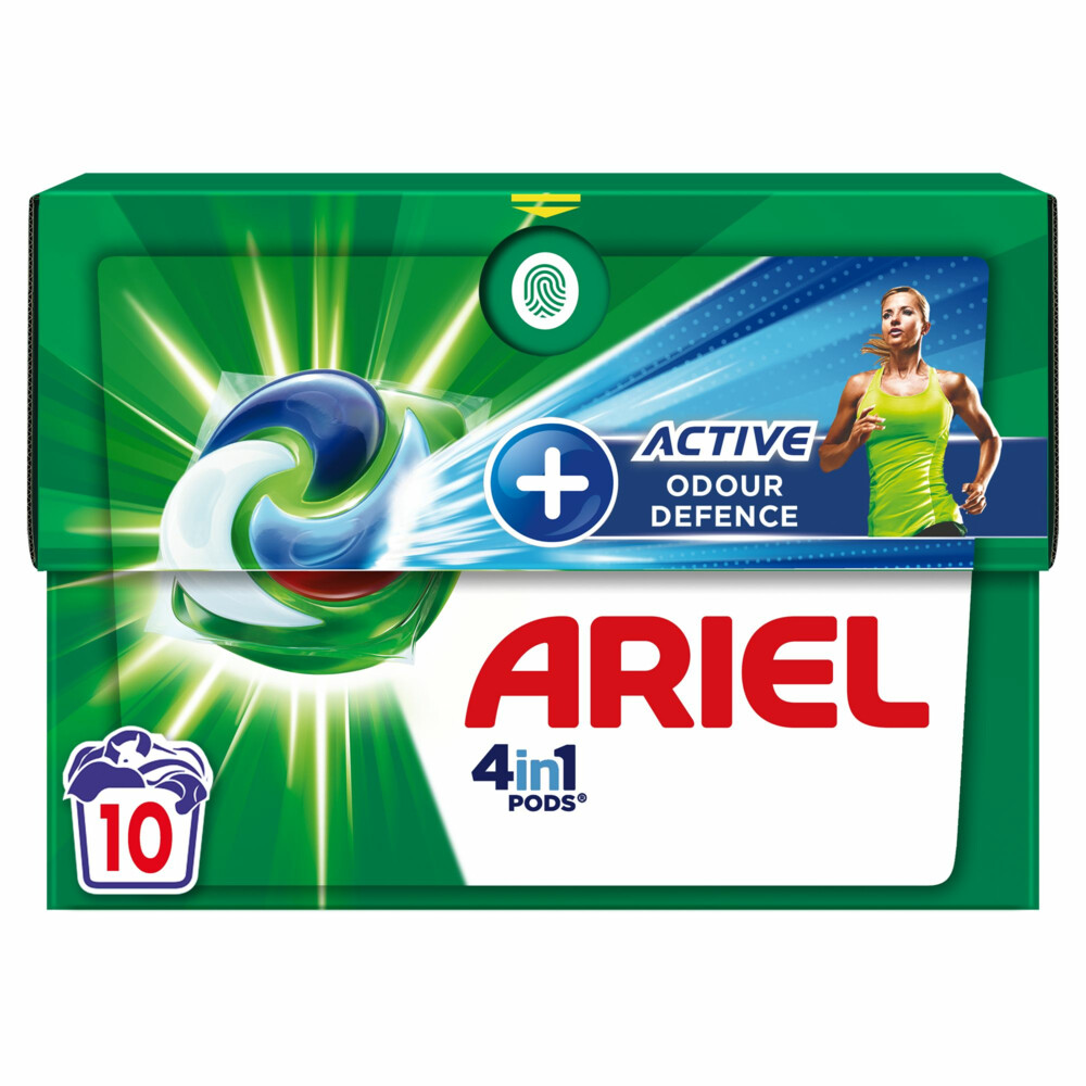 Ariel 4in1 Wasmiddel Pods Actieve Geurbestrijding10 stuks