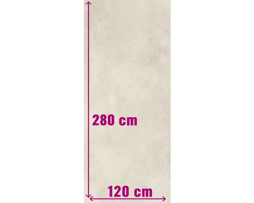 Porseleinen wand- en vloertegel Montreal 120 x 280 x 0,6 cm Zandmat