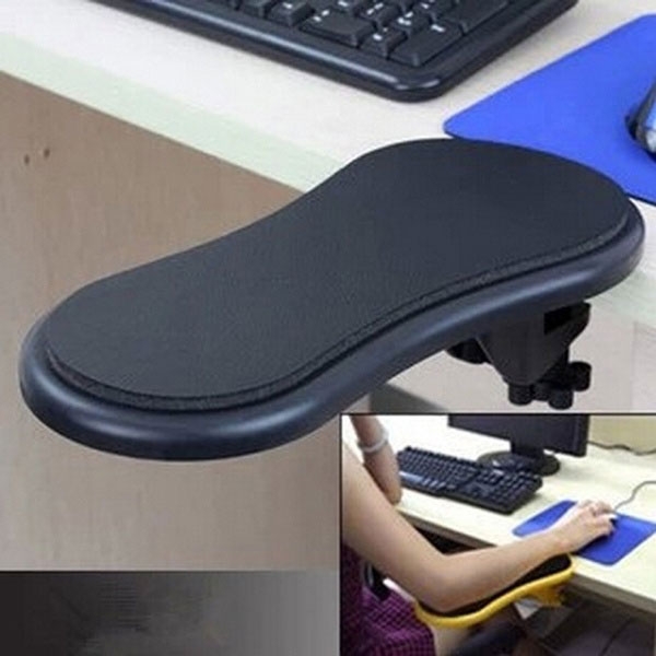 Ergonomische Handgelenk Auflage / Computerarm Stütze für Tische und Stühle - Schwarz