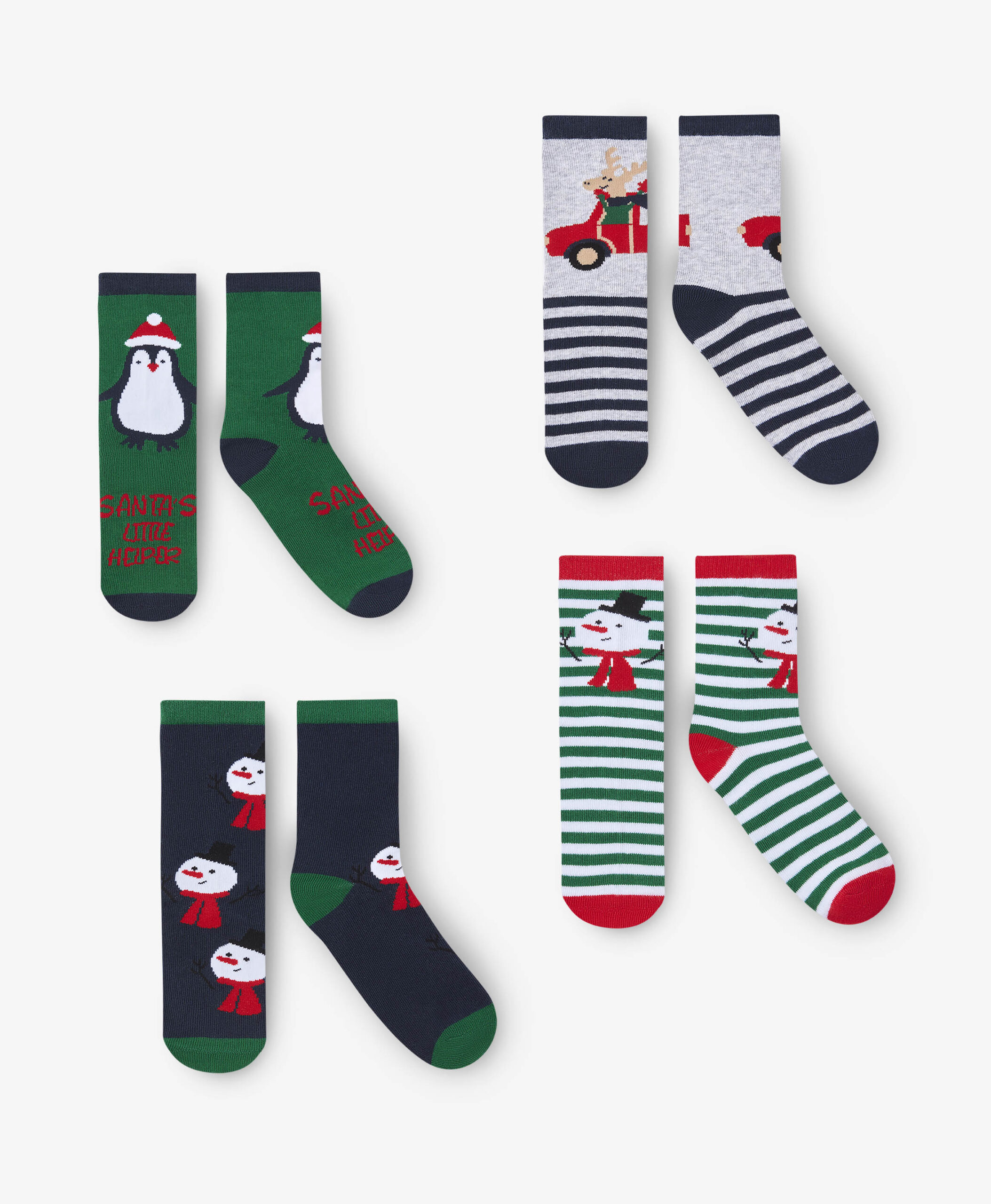 Socken, 4er-Pack