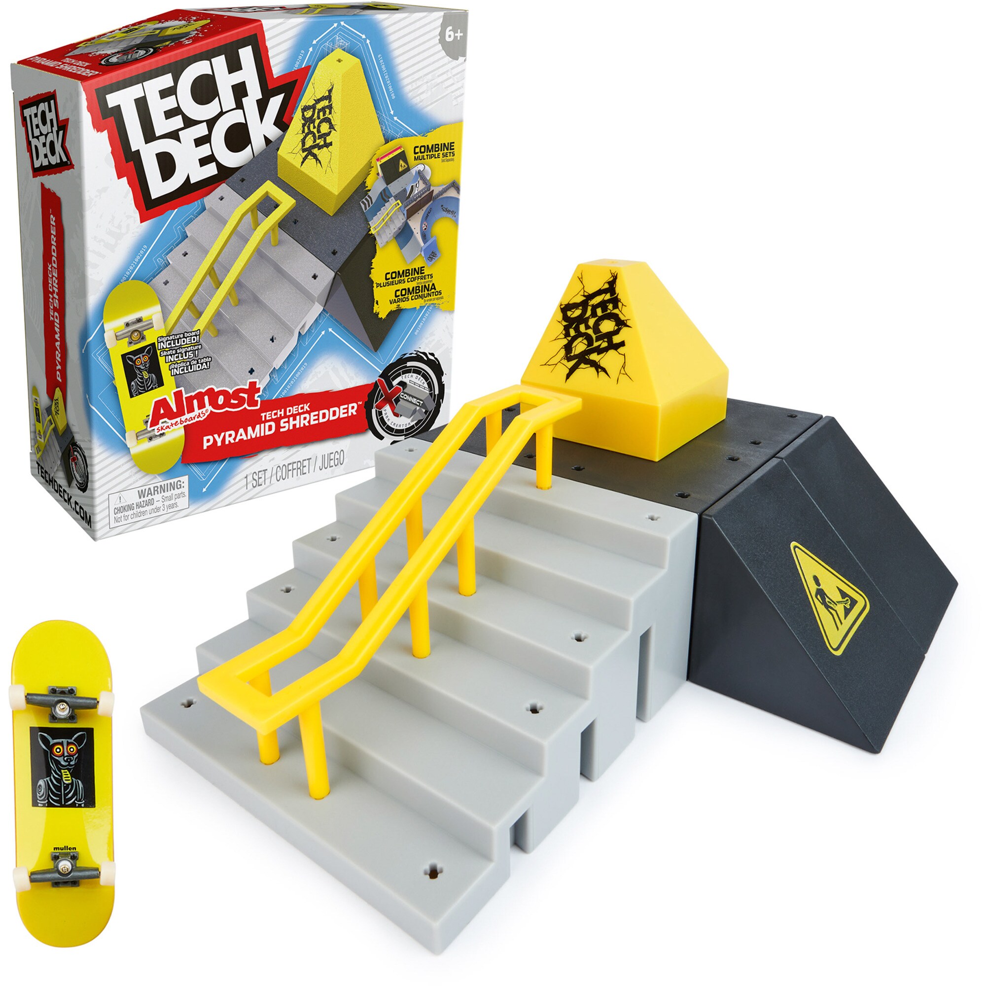 Spin Master Spielfahrzeug Tech Deck X-Connect Starter-Set - Pyramid Shredder Rampenset
