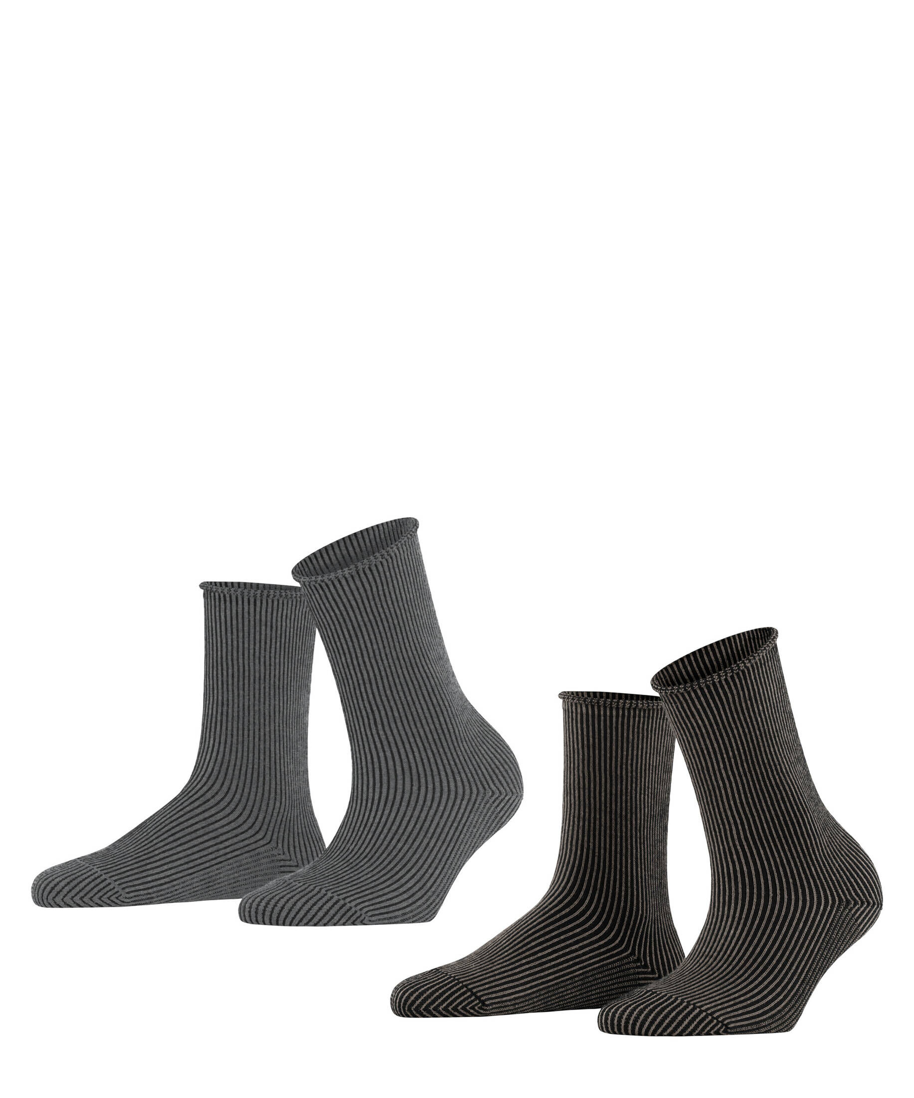 Esprit| Damen Socken Vertical Stripe 2-Pack
