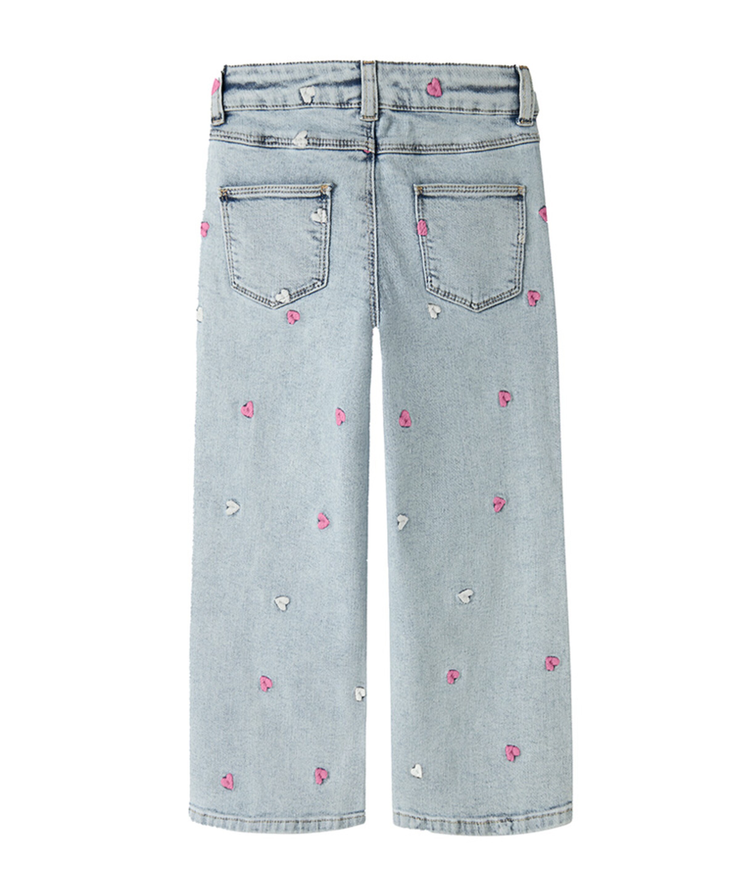 Name it NMFROSE WIDE EMB 2633-FR NOOS meisjes jeans blauw