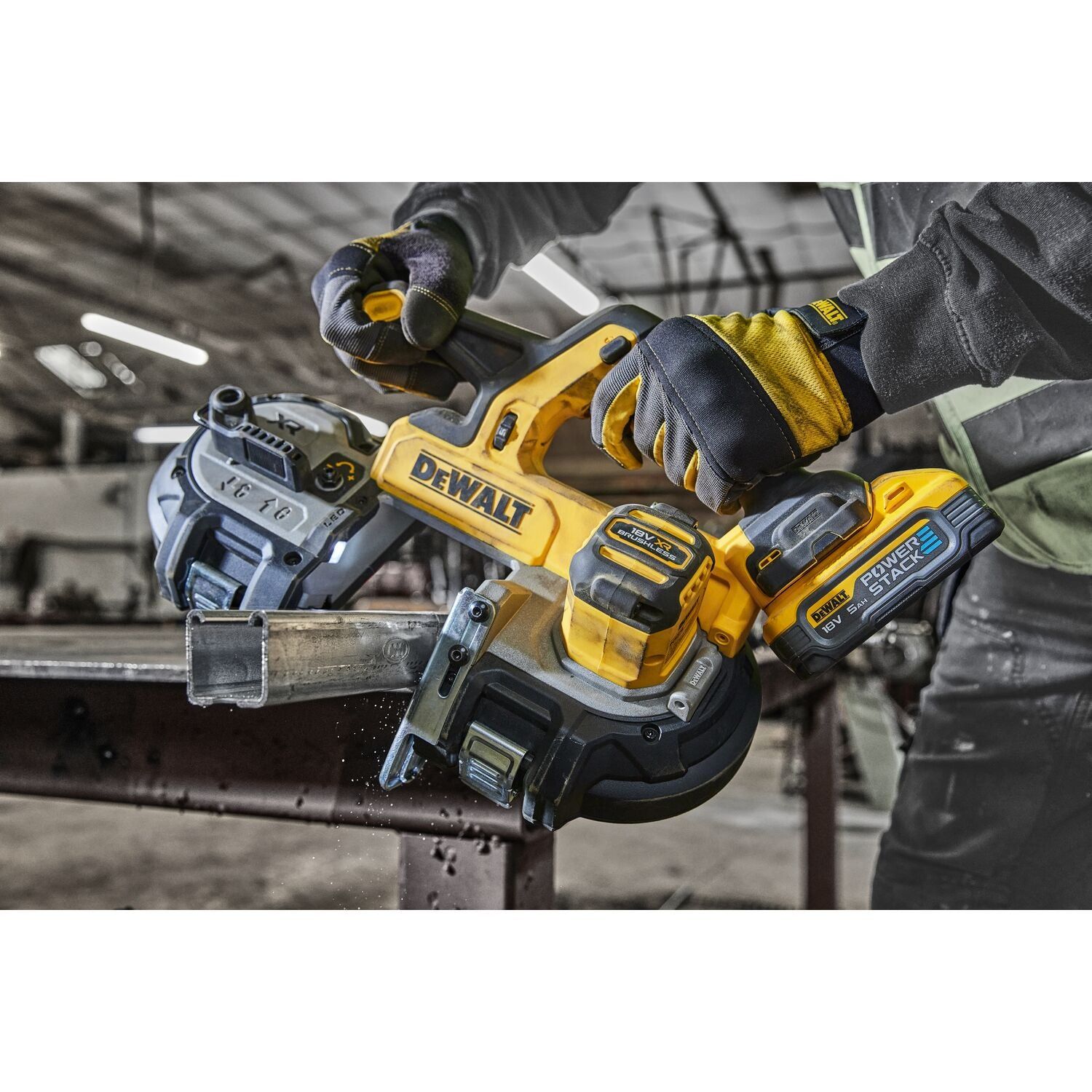 DeWALT DCS378N Accu middelgrote bandzaag 18V XR Basic Body