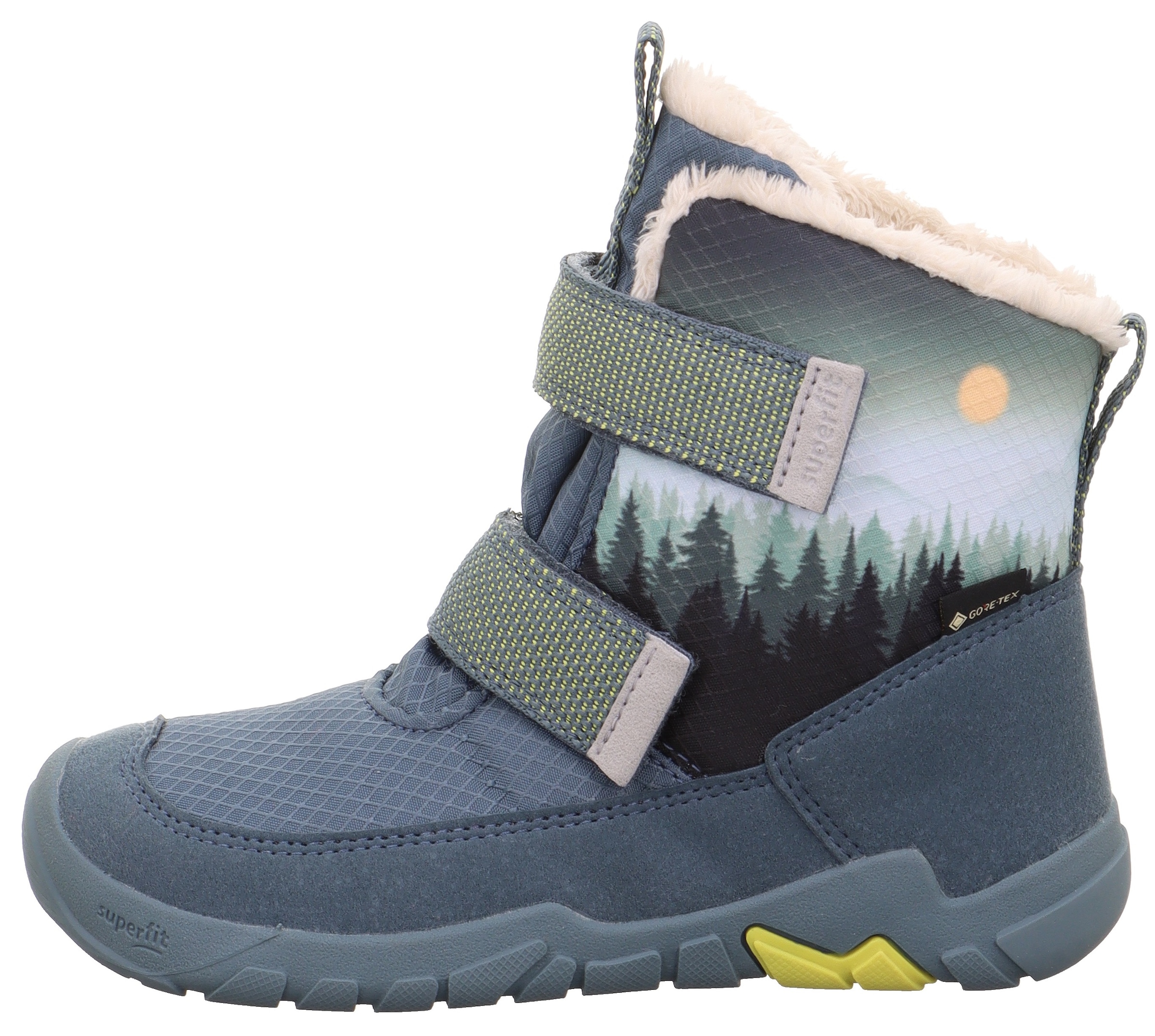 Superfit Winterstiefel »TRACE WMS: mittel«  Barfussschuh, Klettstiefel, Winterschuh mit Digital Druck