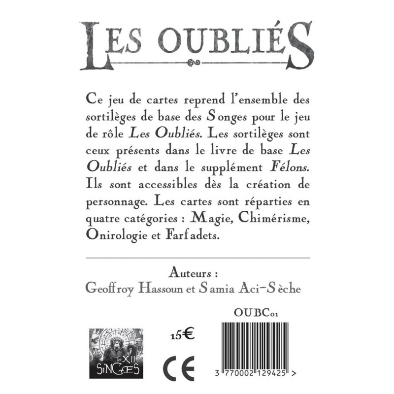 Les Oubliés - Sortilèges de base - Songes