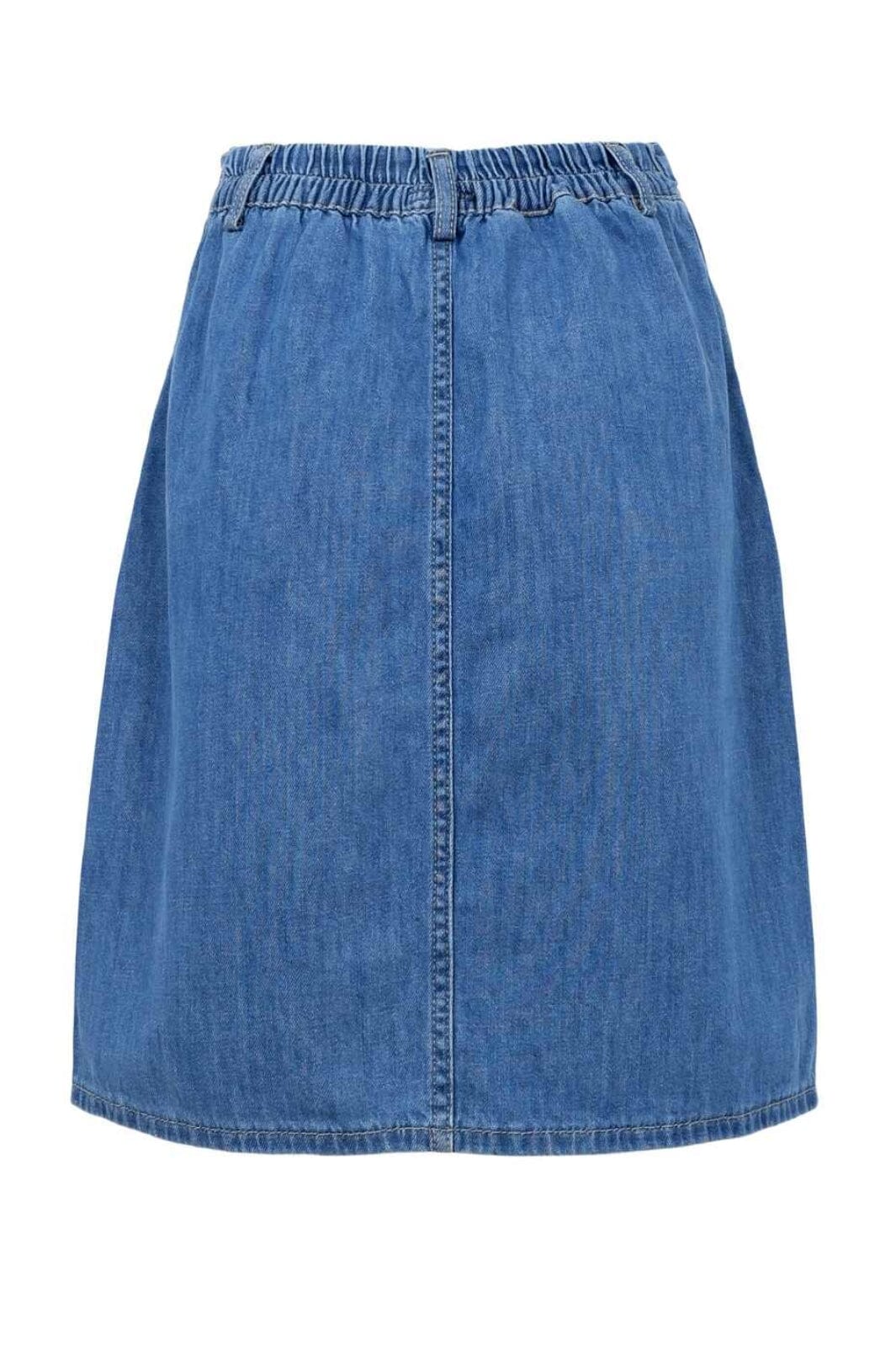 Black Colour Bcnettie Denim Skirt 40892