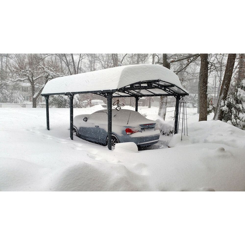 CARPORT CANOPIA ARCADIA 13,5M² BRONSE/GRÅ