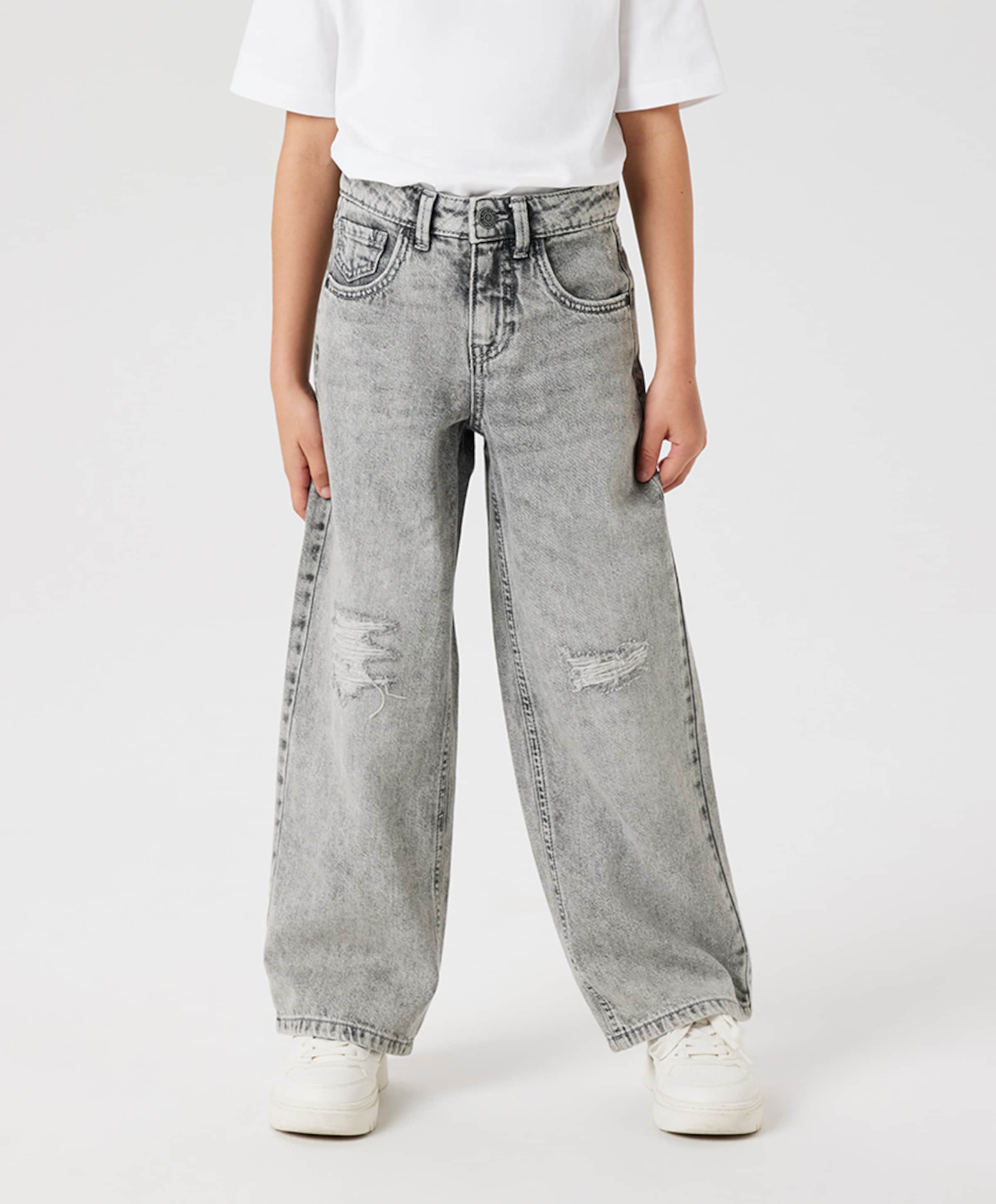 Name it NKFROSE HW WIDE JEANS 1411-TE NOOS grijs