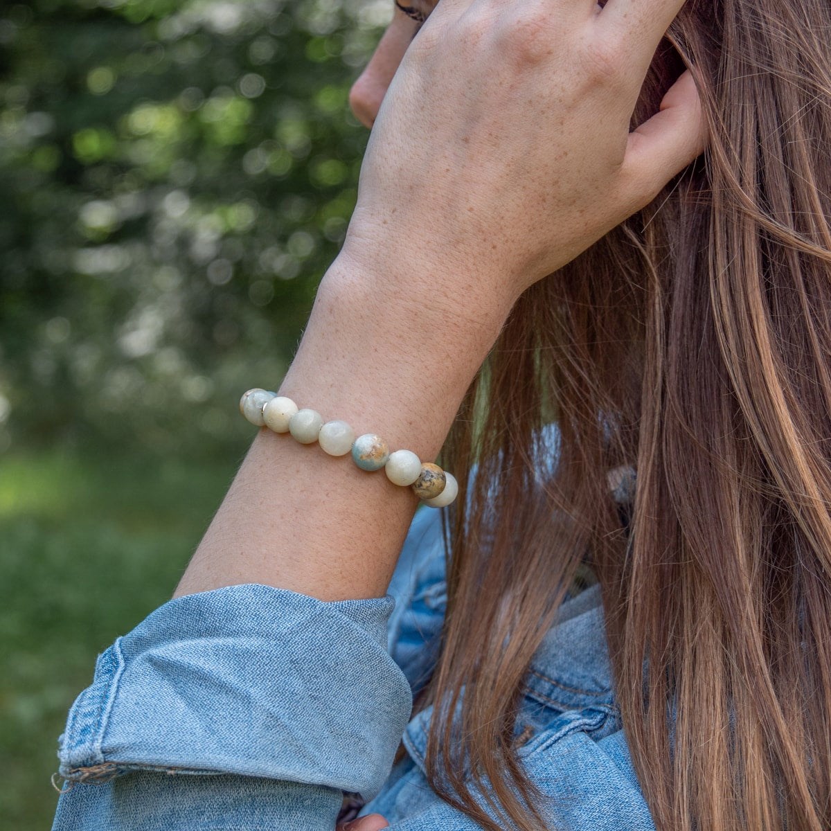 Bracelet Kamelia en pierres naturelles Amazonite