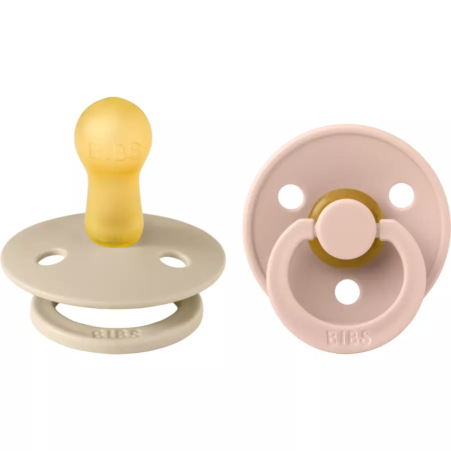 BIBS® Schnuller Colour Blush  Vanilla 6-18 Monate, 2 Stk.