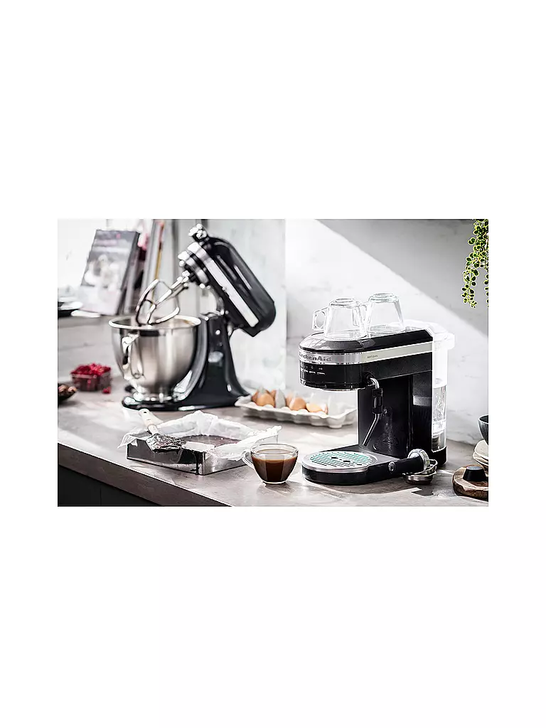 KITCHENAID Espressomaschine Artisan 5KES6503OB Onyx Schwarz schwarz