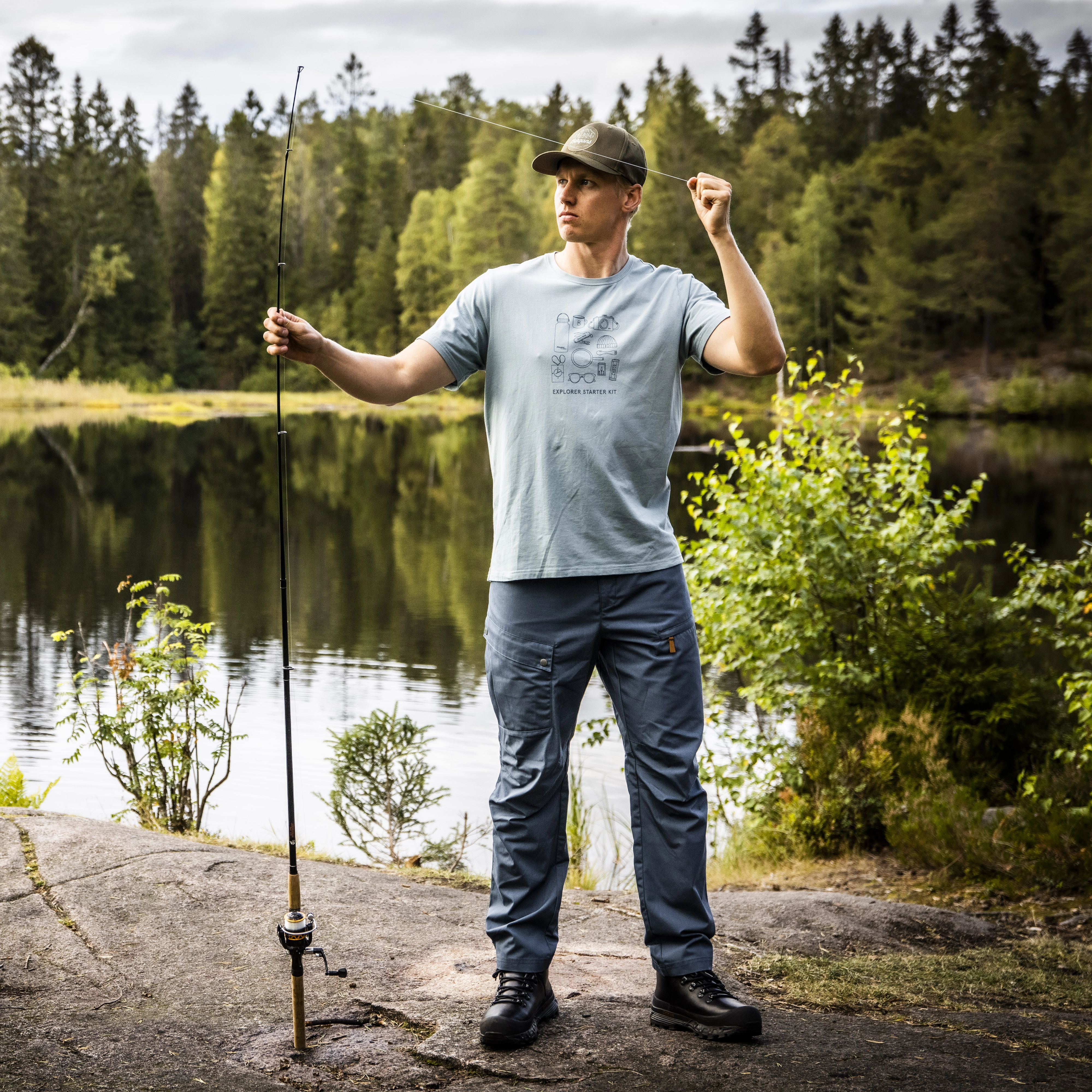 Nordmarka Elemental Outdoor Pants Men Orion Blue