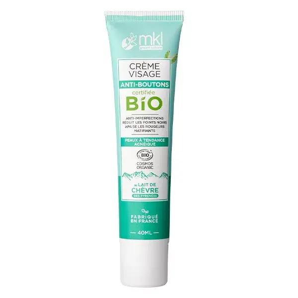 Creme facial de leite de cabra orgânico MKL Green Nature 40ml