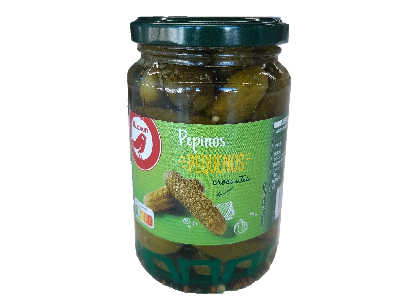 PEPINOS AUCHAN PEQUENOS 350(185)G